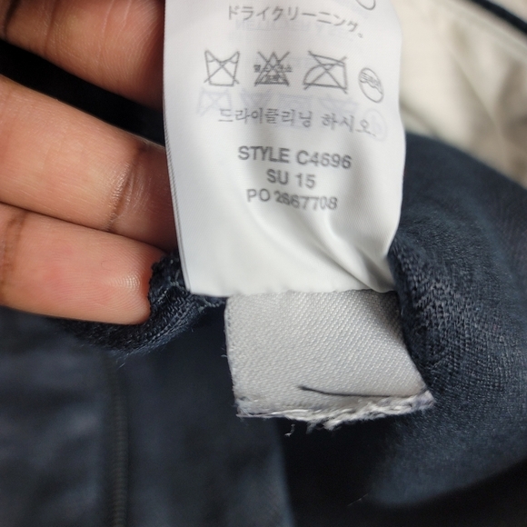 J. Crew Navy Linen Garden Pants - Picture 8 of 8